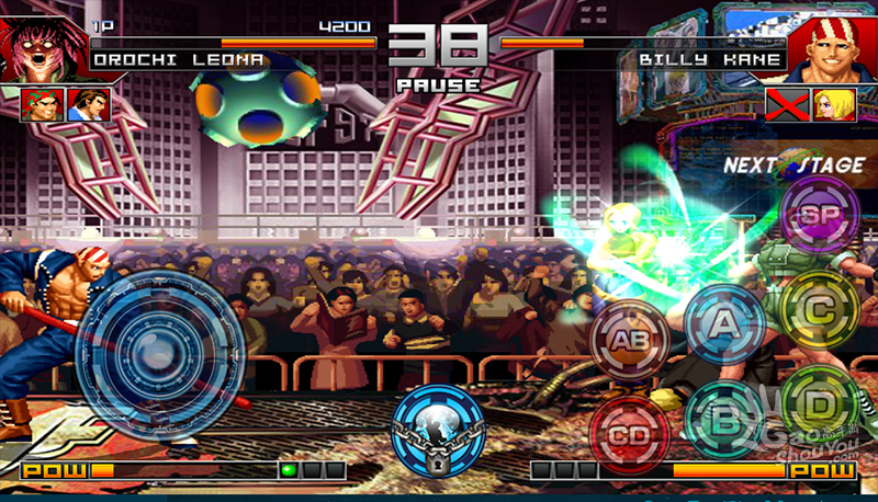《 拳皇97高清对战版》采用3V3的玩法，人物全部重新绘制