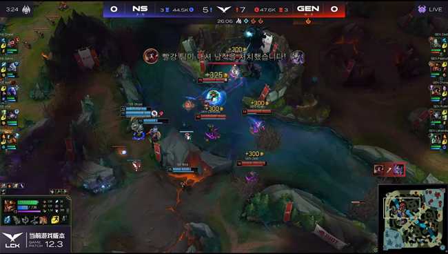 LOL-LCK：Zest蛮王刀刀暴击单杀男枪，GEN兵不血刃2-0轻取NS